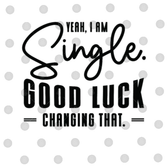 Single Relationship Independent Typography Single Digital Files