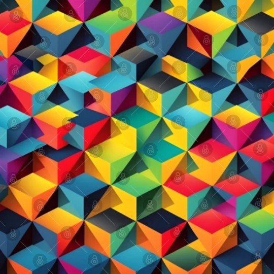 geometric psychedelic wallpaper Digital Files