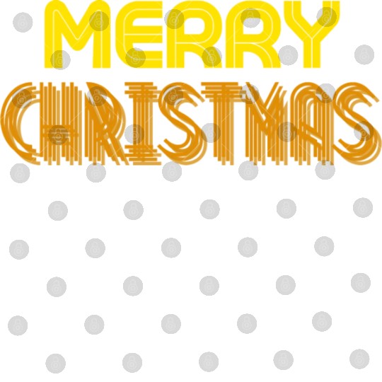 Merry Christmas Yellow Neon Colors Digital Files