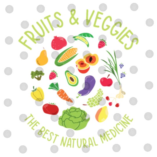 Natural Medicine Vegan Vegetables Fruit Lover Digital Files