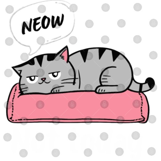 Funny Lazy Bored Cat | For Cat Mom Cat lovers Digital Files