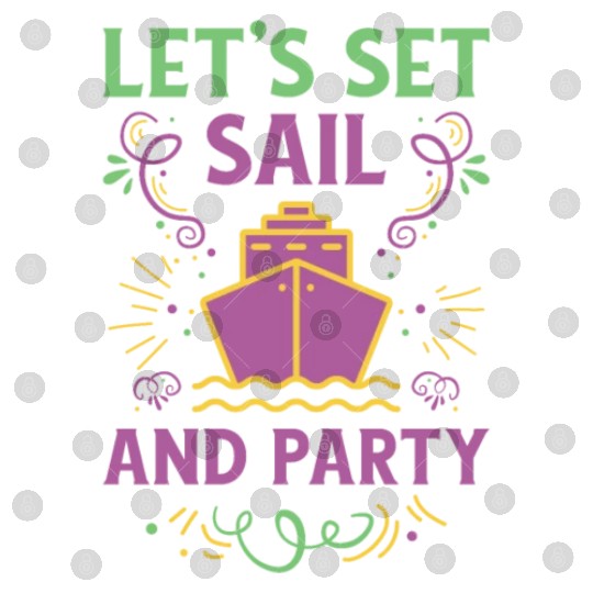 Mardi Gras Cruise Ship Carnival Cruising Party Digital Files