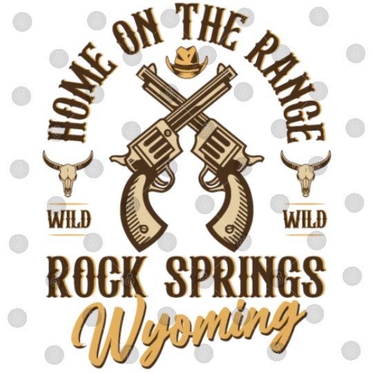 RockSprings Wyoming wild west town Digital Files