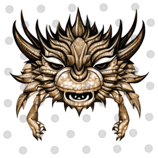 crab dragon brown Digital Files