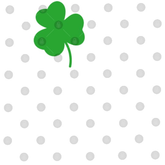 Cute Dog Saint Patrick's Day Shamrock Dog Paw Digital Files