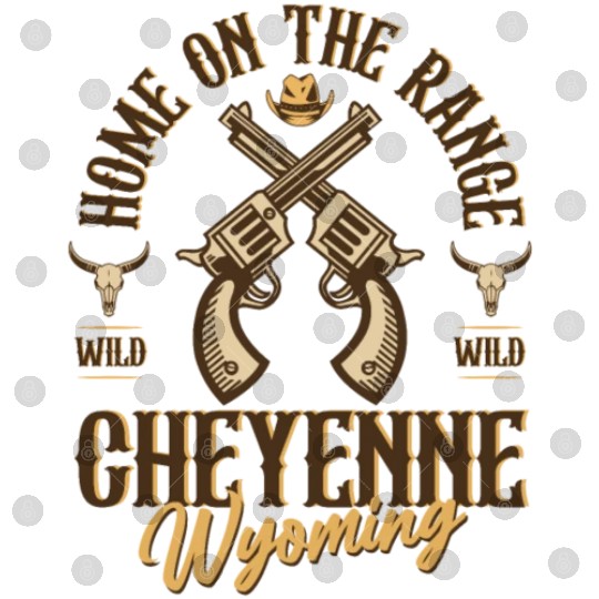 Cheyenne Wyoming wild west town Digital Files