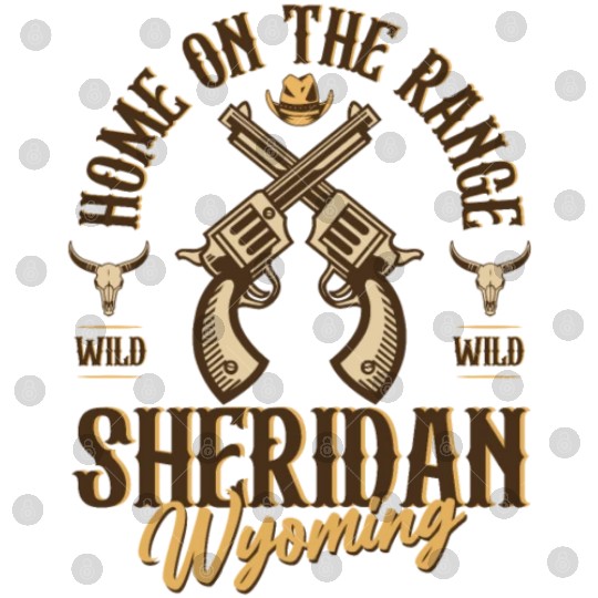 Sheridan Wyoming wild west town Digital Files