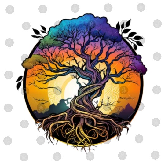 beautiful fantasy tree Digital Files