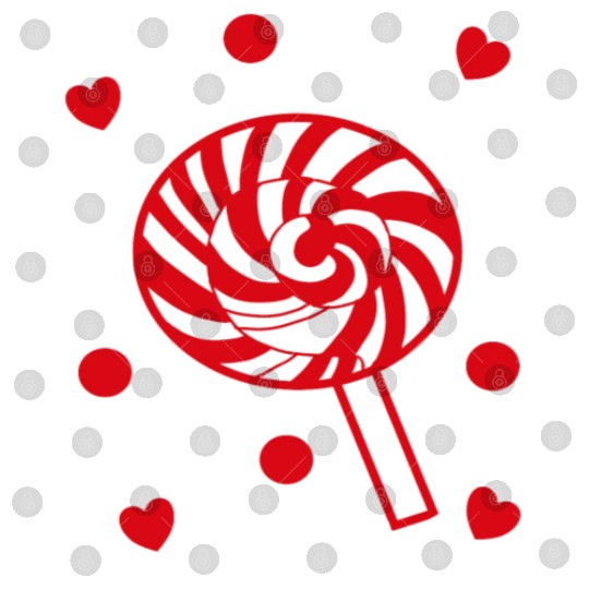 cute red candy sweet lollipop lover Digital Files