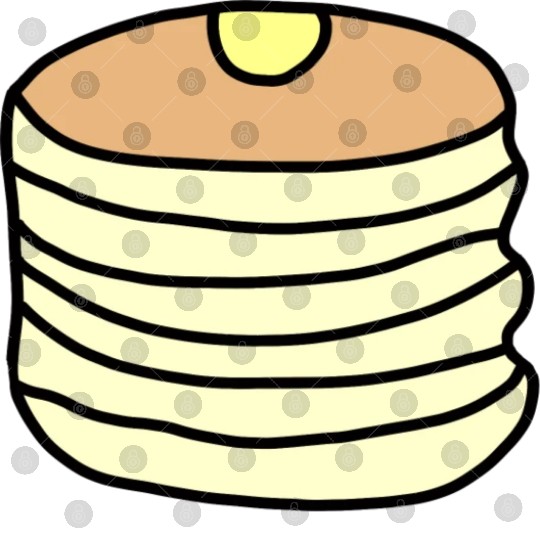 pancake menu cute food lover Digital Files