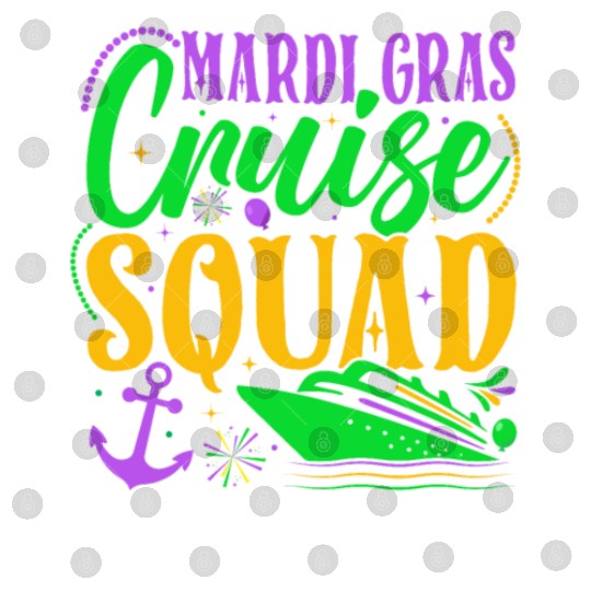 Mardi Gras Family Cruise Squad Vacation Matching F Digital Files