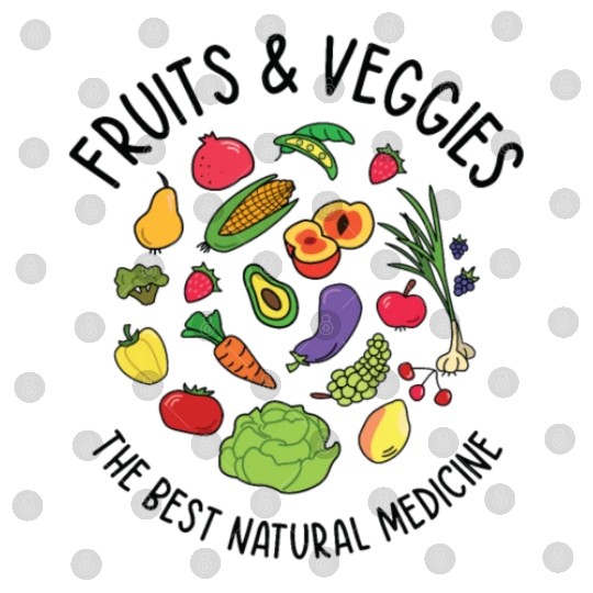 Natural Medicine Vegan Vegetables Fruit Lover Digital Files