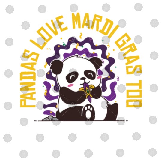 Mardi Gras Carnival Panda Mask Parade Costume Digital Files