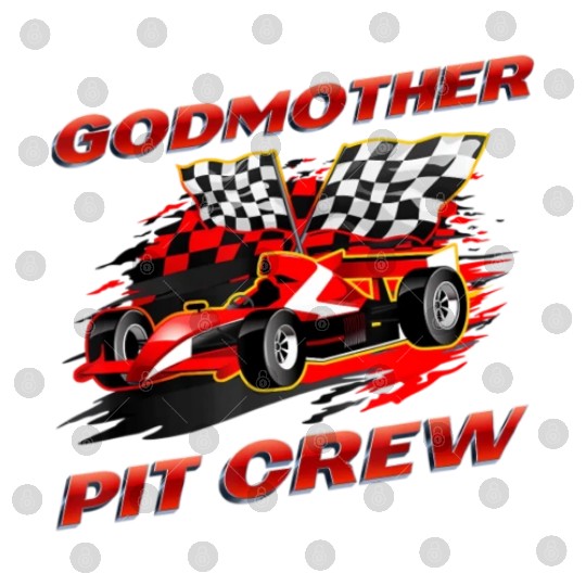 Godmother Pit Crew Race Car Birthday Party Racing Digital Files