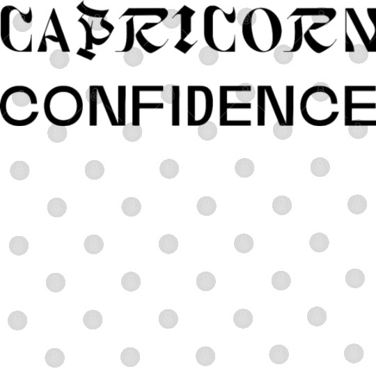 Capricorn Confidence Digital Files