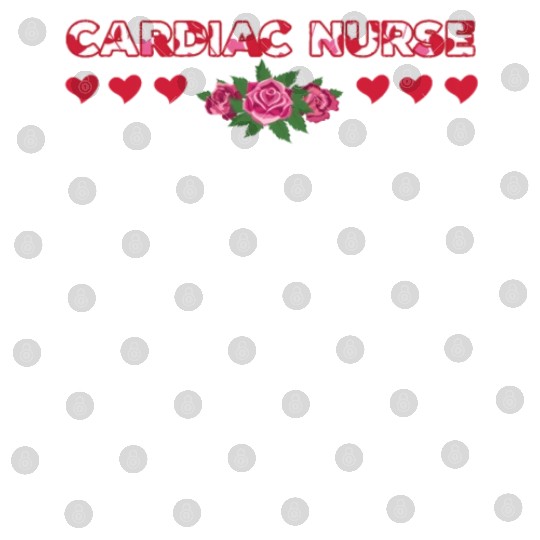 Cute Cardiac Nurse Apparel Digital Files