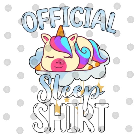 Official Sleep Digital Files Unicorn