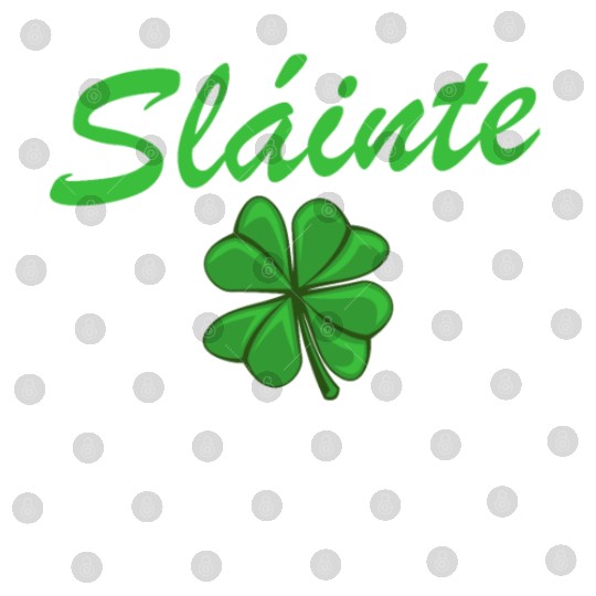 Slainte Shamrock Cheers Salute St. Patrick's Day Digital Files