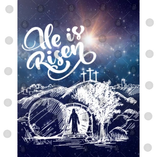 He Is Risen!Jesus,Easter, Bright & Morning Star Digital Files