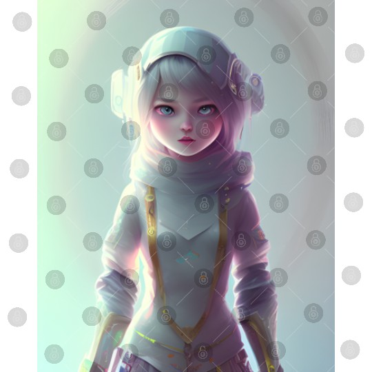 last in the AI TEEN GAMER GIRL Series Digital Files