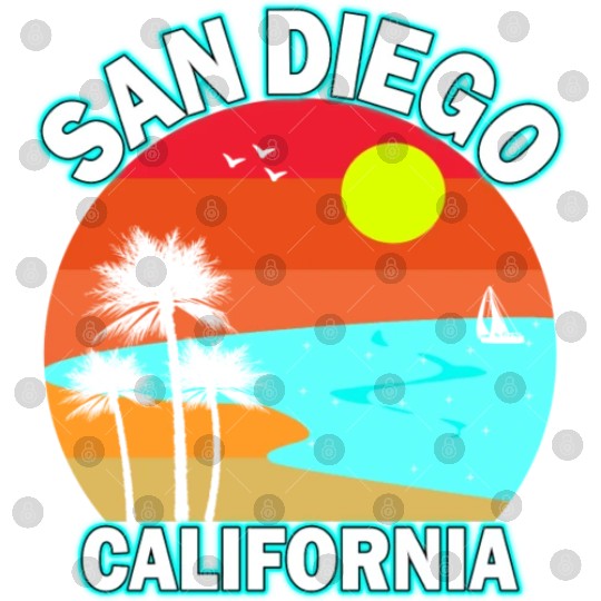 San Diego California Vintage Christmas Sailors Digital Files