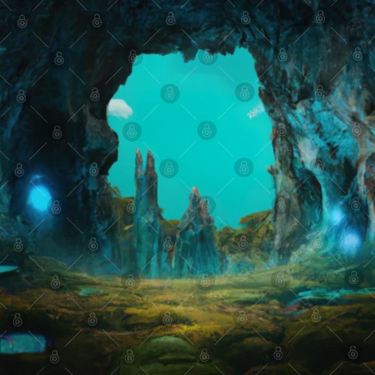 Bioluminescent Underground Landscapes Digital Files