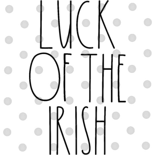 Luck of the Irish Rae Dunn Inspired Minimalist Digital Files