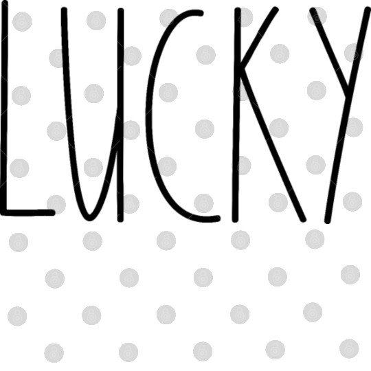 Lucky Rae Dunn Inspired Minimalist Decor Digital Files