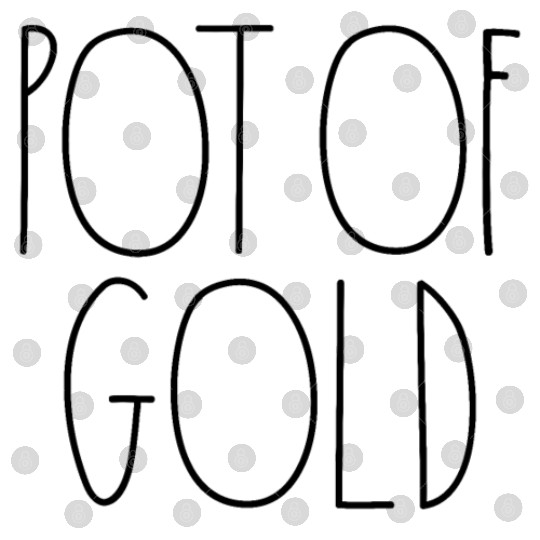 Pot of Gold Rae Dunn Inspired Minimalist Decor Digital Files