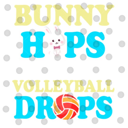 Easter Volleyball Bunny Holiday Rabbit Sport Digital Files