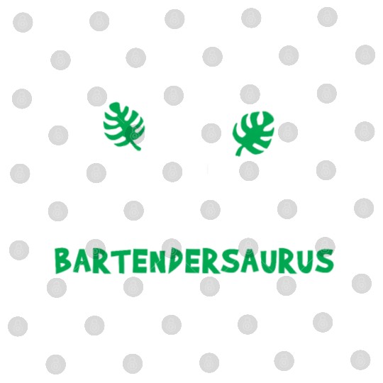 Bartender Saurus Dinosaurs Digital Files