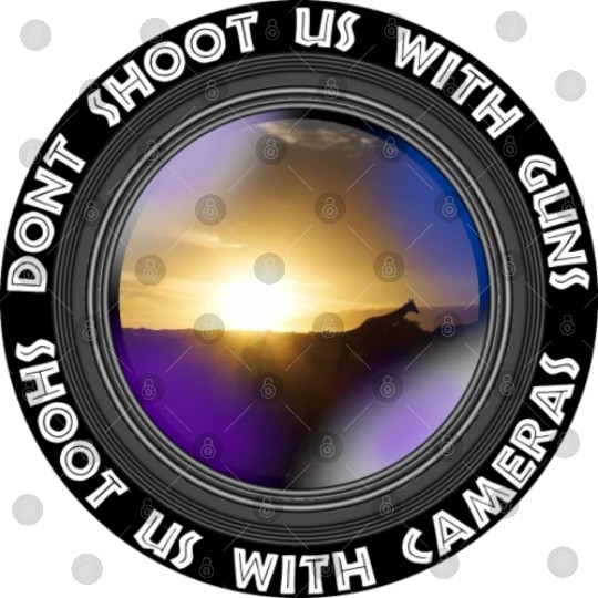 Dont Shoot Us Wildlife Conservation Giraffe Sunset Digital Files