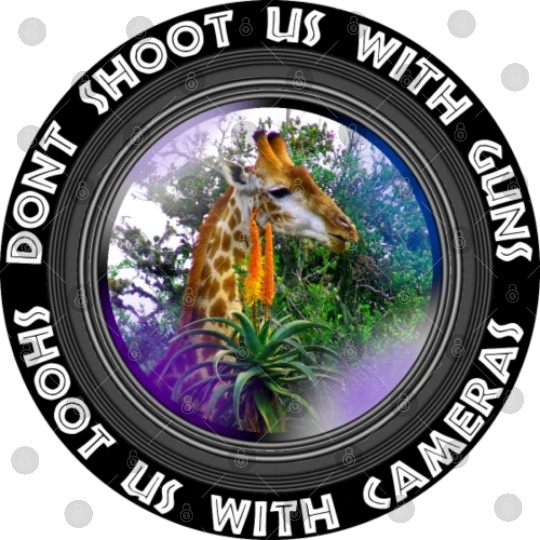 Dont Shoot Us Wildlife Conservation Giraffe Aloe Digital Files