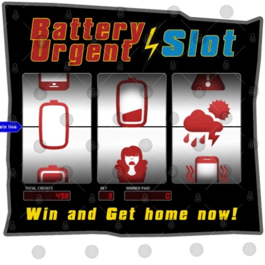 Battery Urgent Slot - Dead Phone = Angry Wife Digital Files