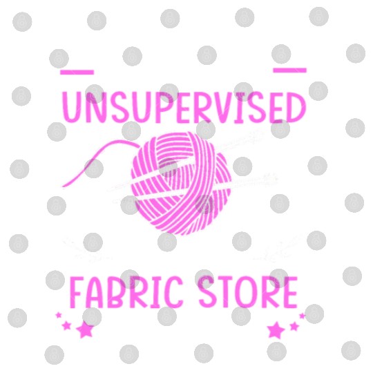 I Was Left Unsupervised Sewing Cross Stitch Digital Files