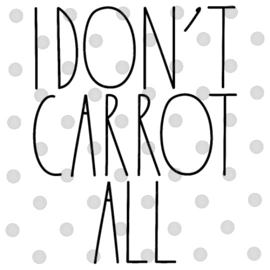 I Don't Carrot All Rae Dunn Inspired Minimalist Digital Files