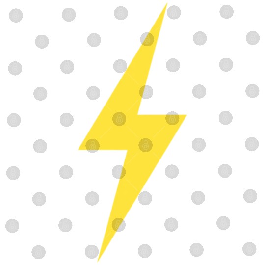 LIGHTNING BOLT ICON yellow Digital Files