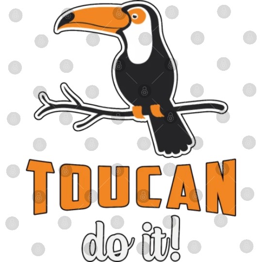 Toucan Do It Bird Watcher Watching Retro Toucans Digital Files