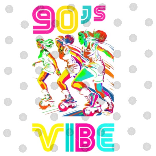 90s Vibe - I Love The 90s - Retro 90s Neon Digital Files