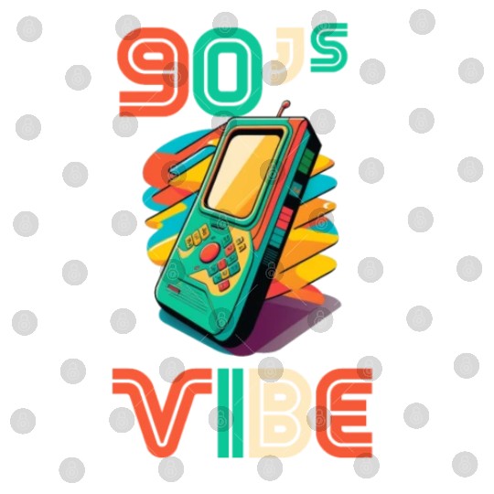 90s Vibe - I Love The 90s - Retro 90s Neon Digital Files