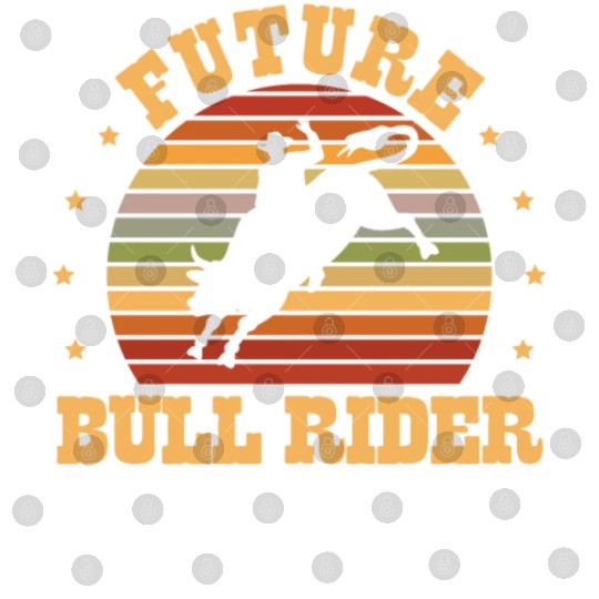 Future Bull Rider Bull Riding Western Rodeo Cowboy Digital Files