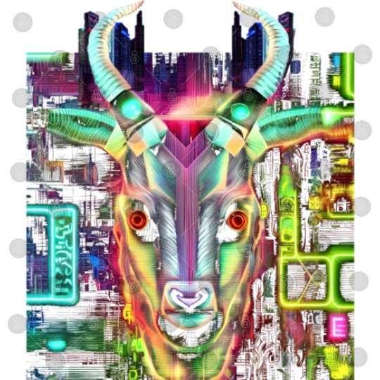 Neon Baphomet Digital Files