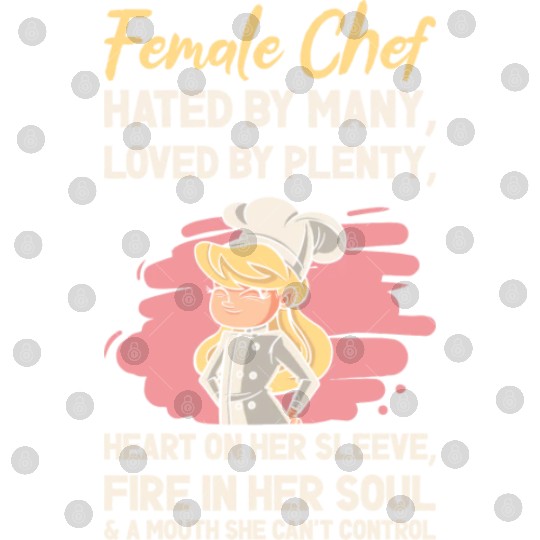 Female Chef Cooking Meals Food Lover Digital Files