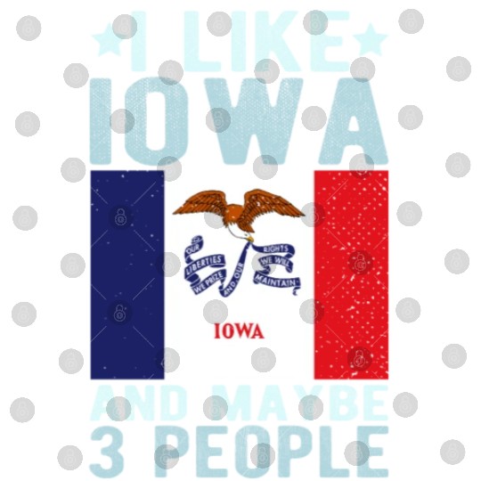 Iowa Flag US State Digital Files