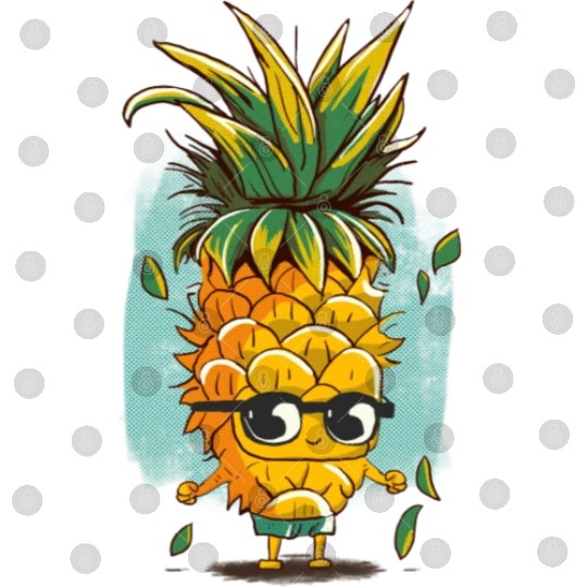 Cute pineapple sunglasses Digital Files