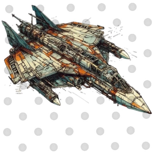 Sci fi FIghter jet Digital Files