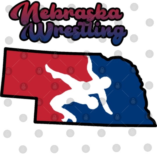Nebraska Wrestling (USA Colors) Digital Files