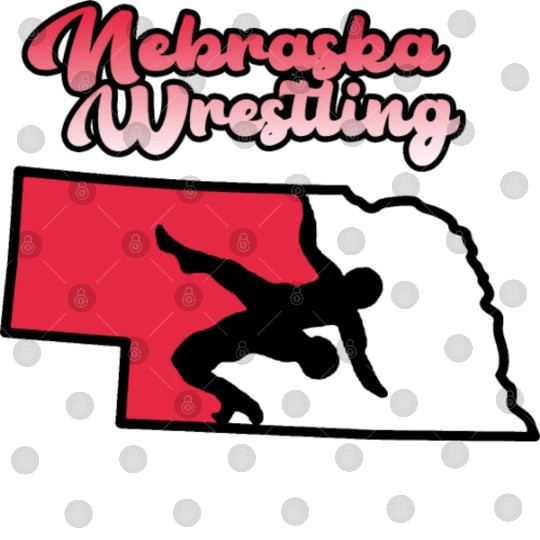 Nebraska Wrestling (State Colors) Digital Files