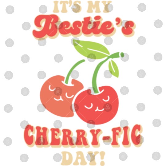 Cherry Birthday Greeting Fruit Lover Bestfriend Digital Files
