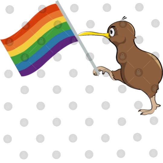 Rainbow Kiwi Pride Digital Files
